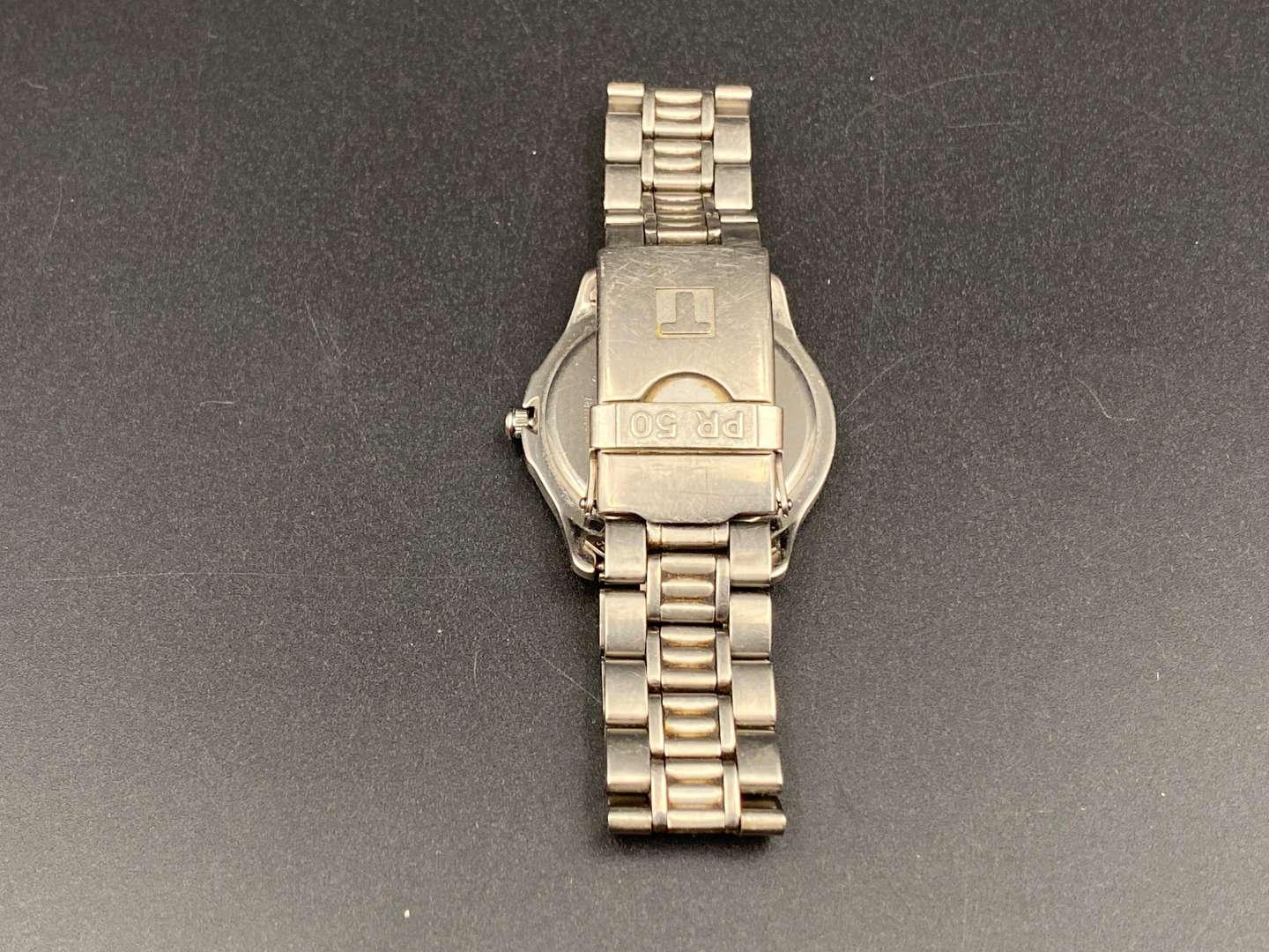 <p>TISSOT, Titanium, PR50, quartz, centre seconds, calendar wristwatch</p>