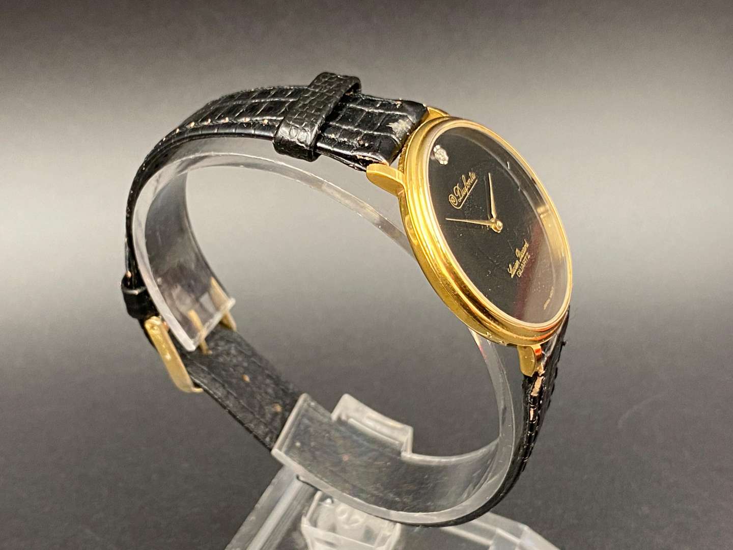 <p>LUCIEN PICCARD, Dufonte , gold plated, quartz wristwatch,&nbsp;</p>