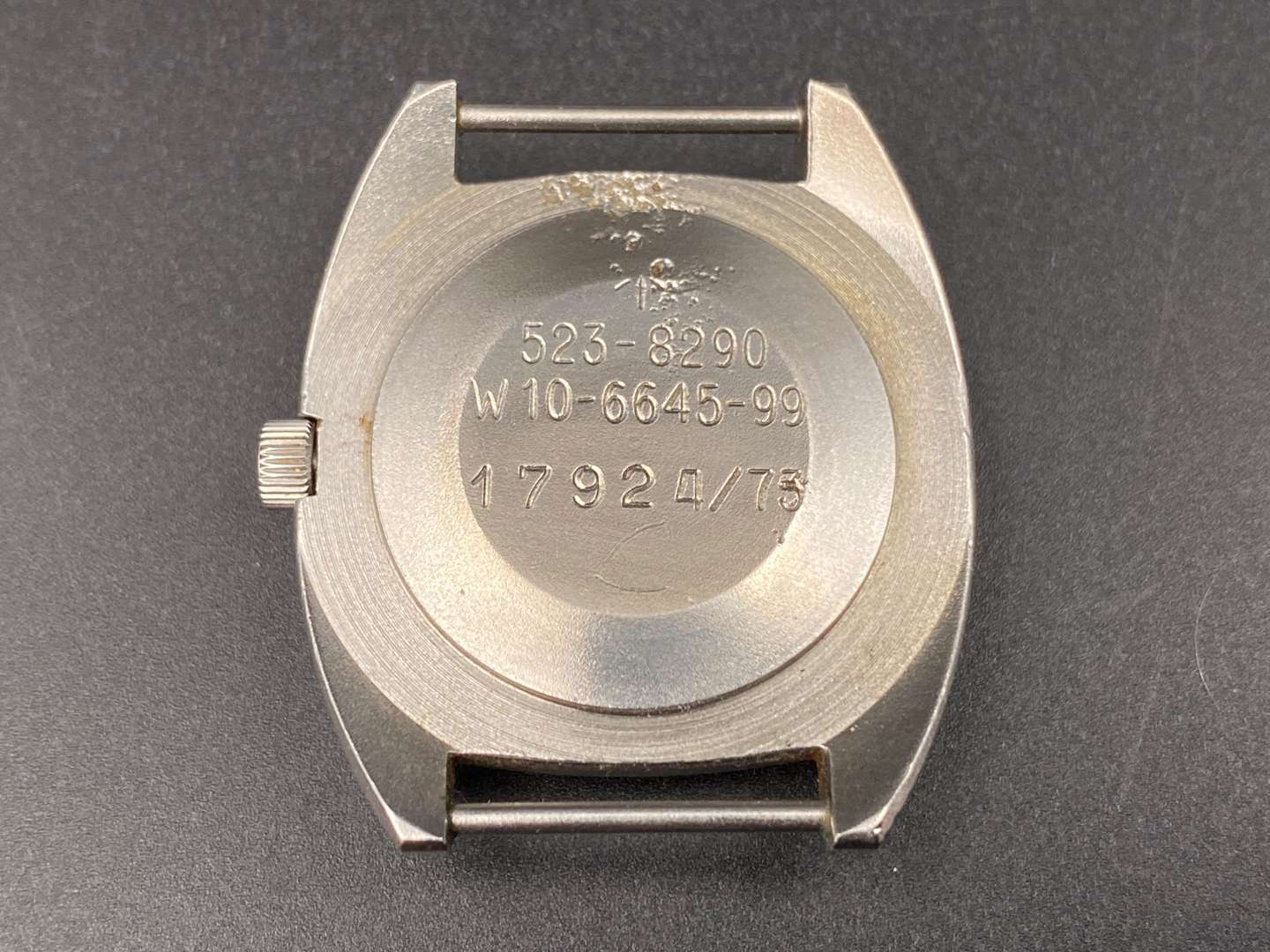 <p>HAMILTON, W10, stainless steel, government issue wristwatch, 1973</p>