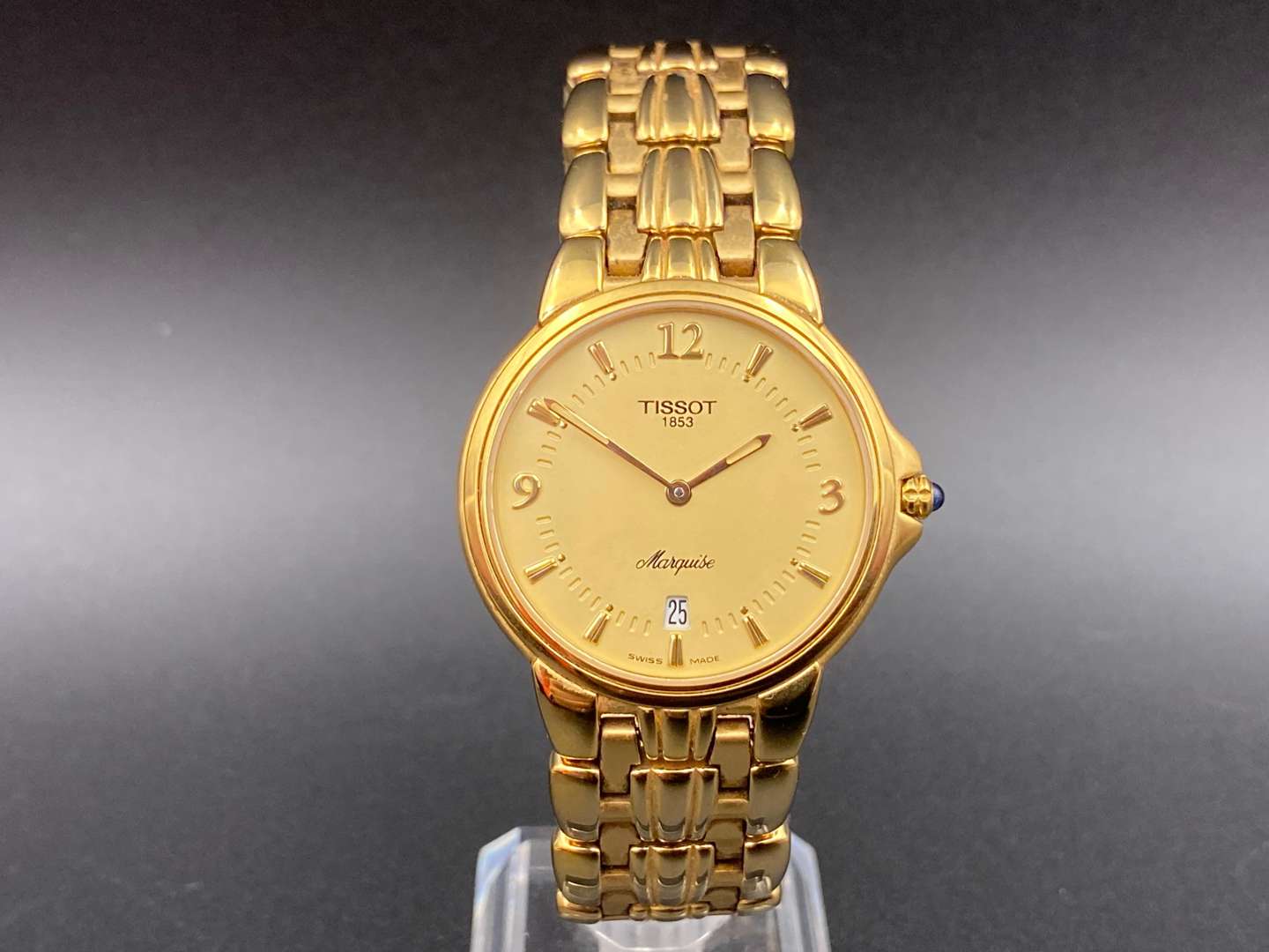 <p>TISSOT, Marquise, gilt plated wristwatch, L260</p>
