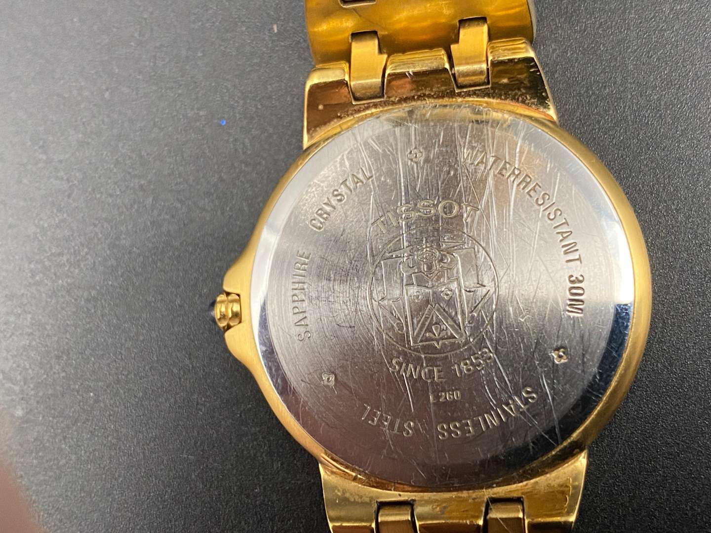 <p>TISSOT, Marquise, gilt plated wristwatch, L260</p>