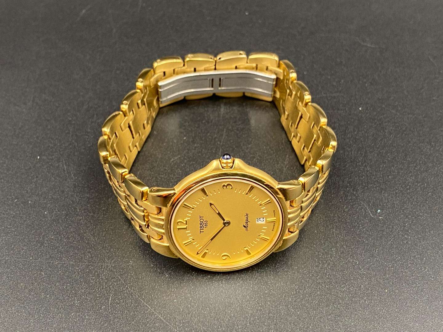<p>TISSOT, Marquise, gilt plated wristwatch, L260</p>
