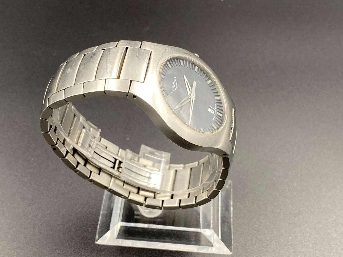 <p>LONGINES, Oposition, L3 617 4, Quartz, Stainless Steel Wristwatch&nbsp;</p>