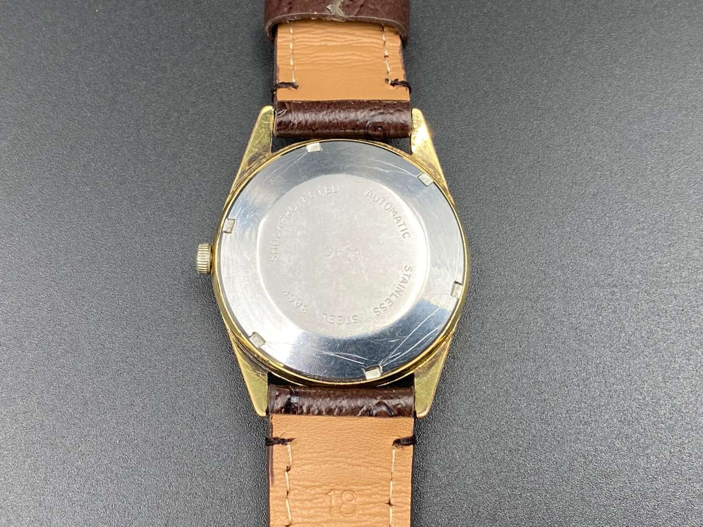 <p>ROTARY, GT, gold plated automatic centre seconds calendar wristwatch,</p>