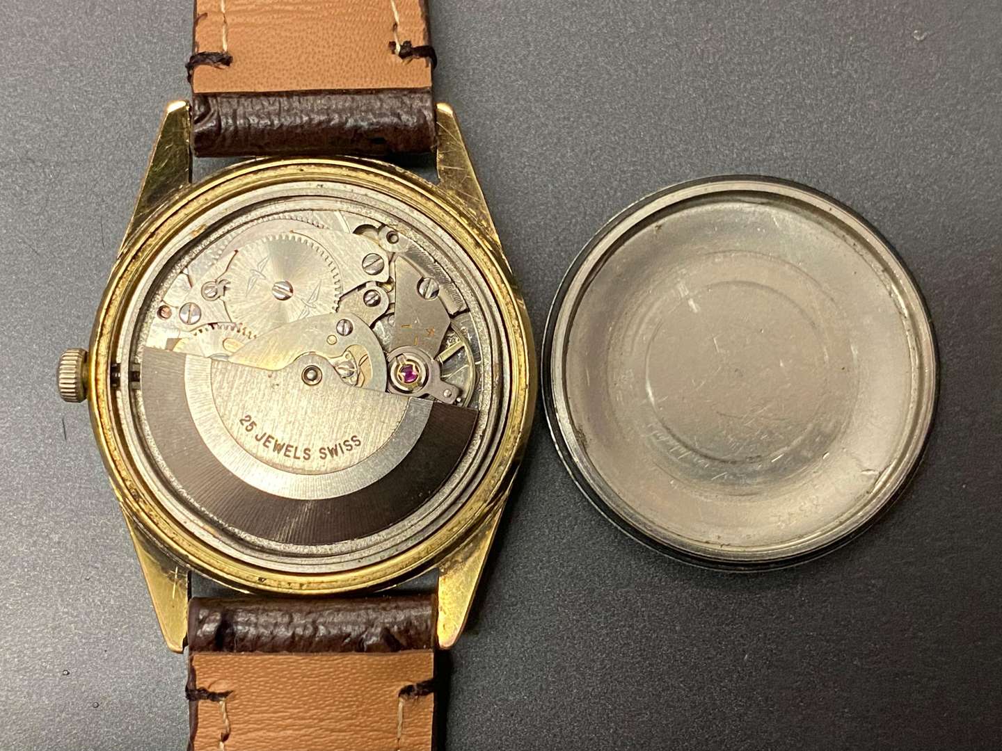 <p>ROTARY, GT, gold plated automatic centre seconds calendar wristwatch,</p>