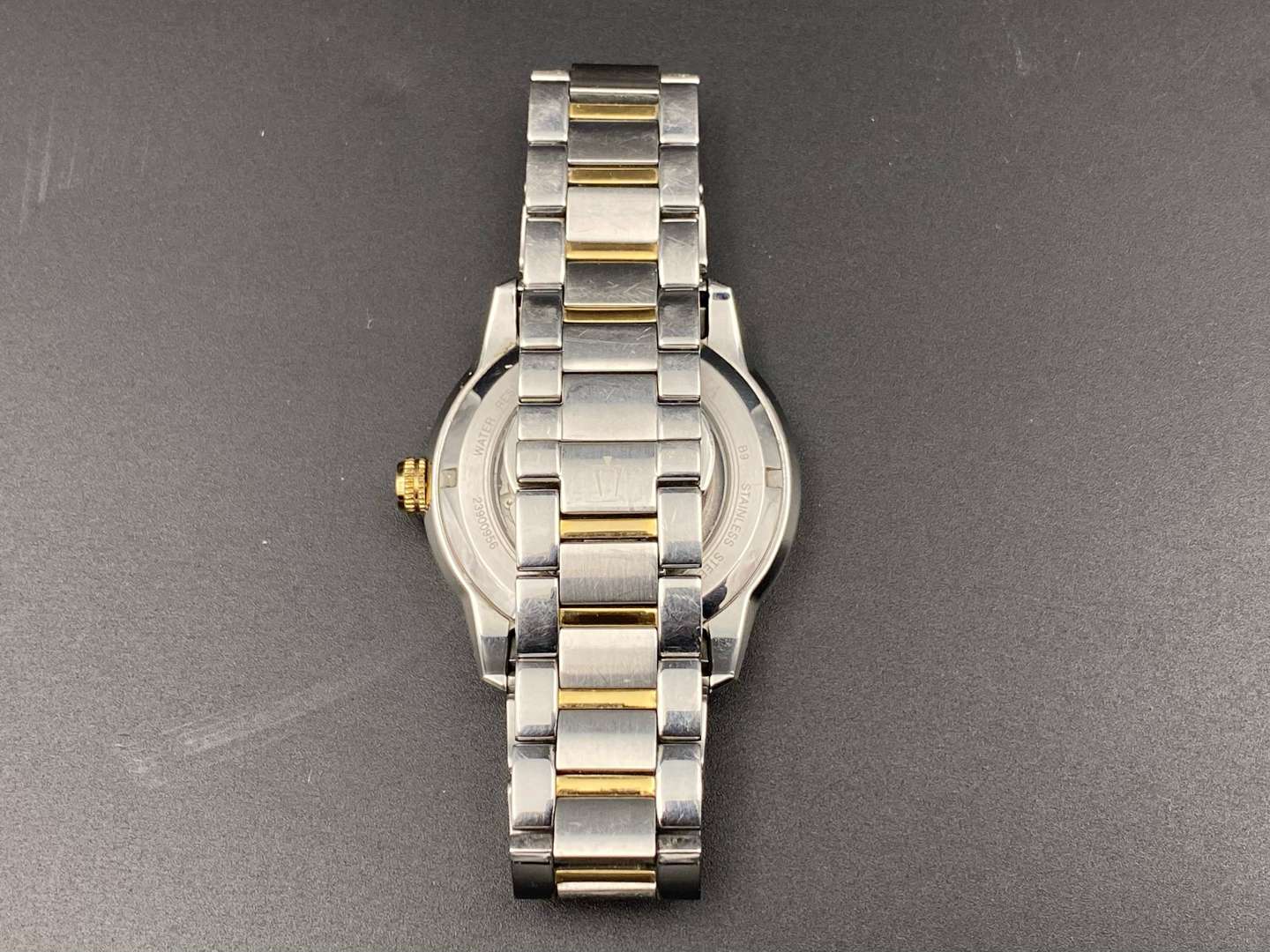 <p>BULOVA, Classic Skeleton automatic stainless steel, centre seconds wristwatch,98A214, C9771059</p>