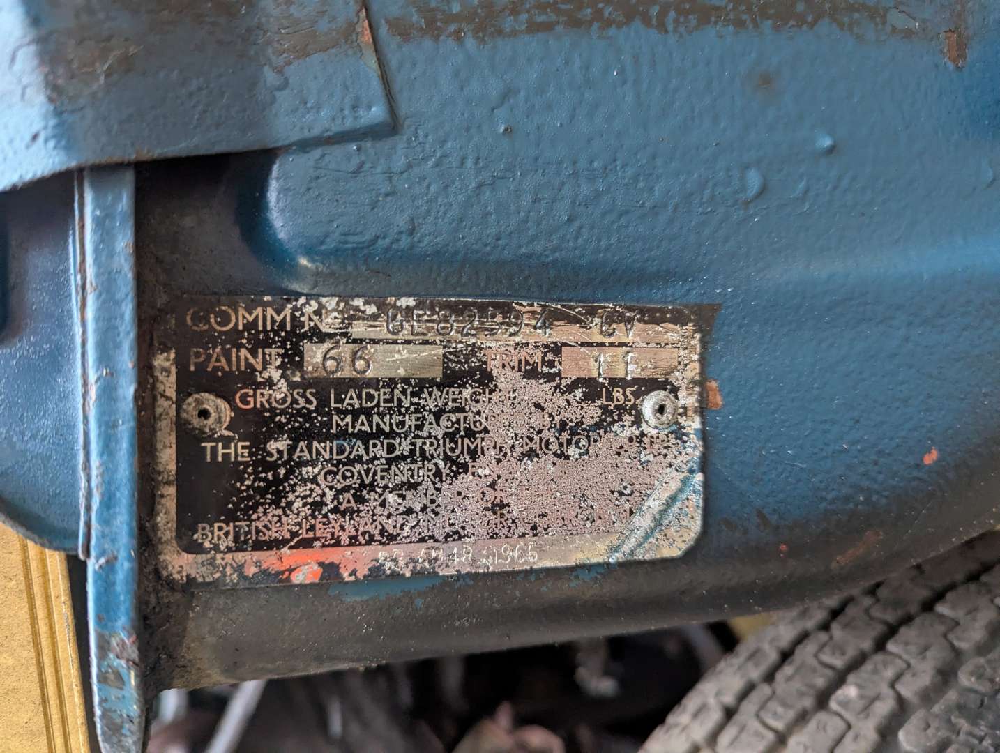 <p>1971 TRIUMPH HERALD 13/60 CONVERTIBLE</p>