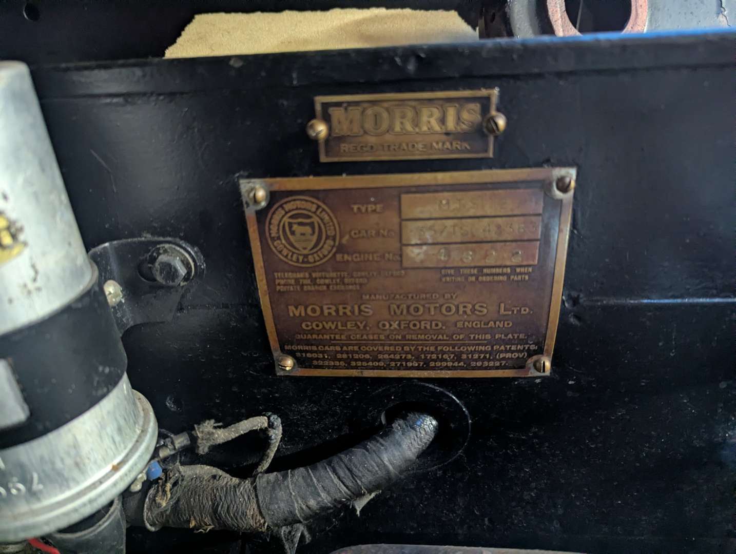 <p>1934 MORRIS 10/6 SALOON</p>