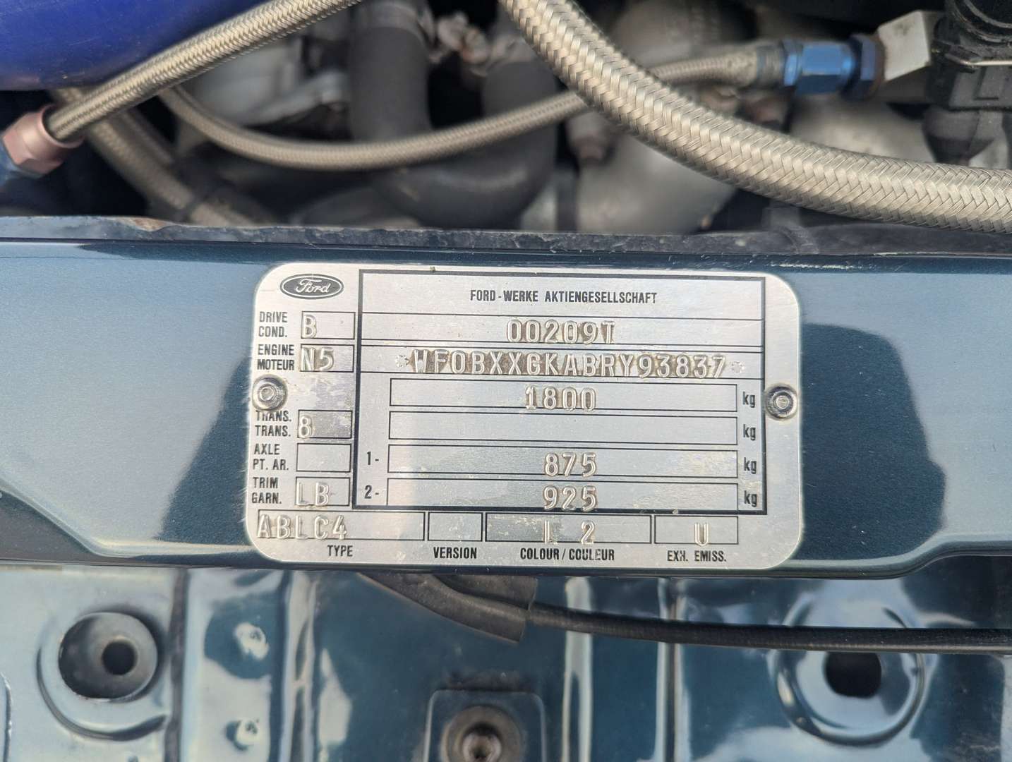 <p>1994 FORD ESCORT RS COSWORTH MONTE CARLO</p>