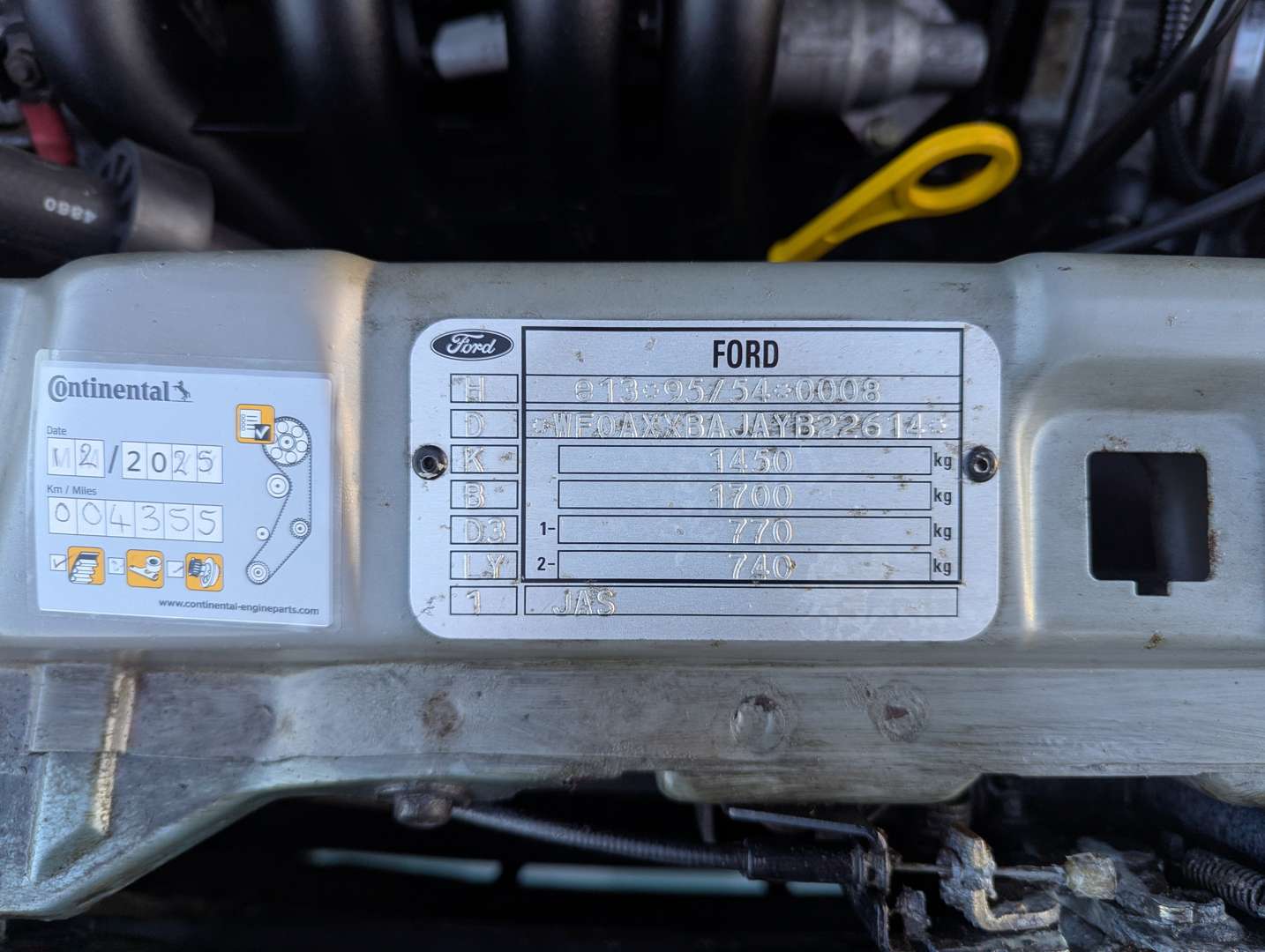 <p>2000 FORD FIESTA LX - ONE REGISTERED OWNER, 4400 MILES FROM NEW</p>