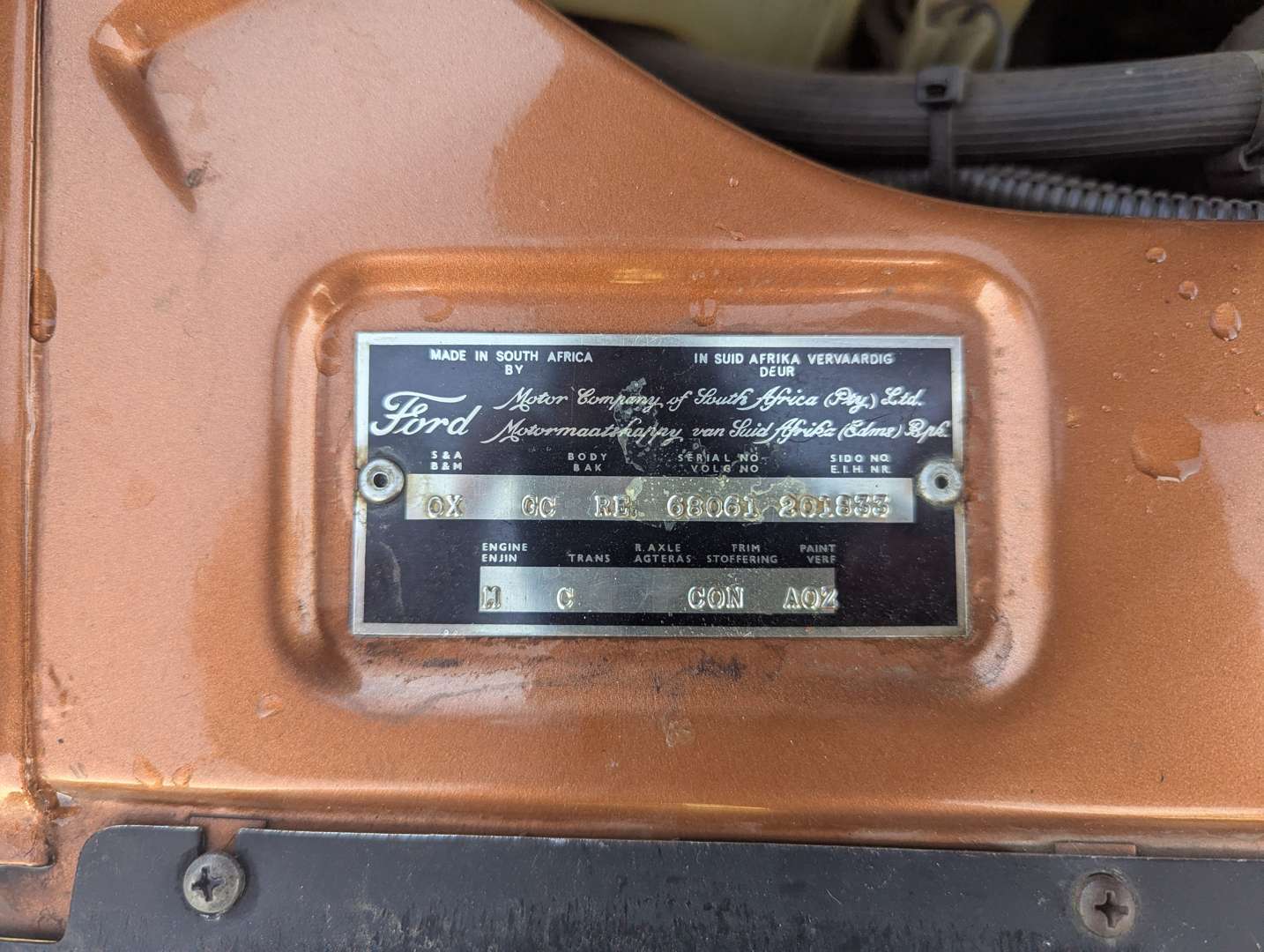 <p>1975 FORD GRANADA 3.0 AUTO MKI COUPE</p>