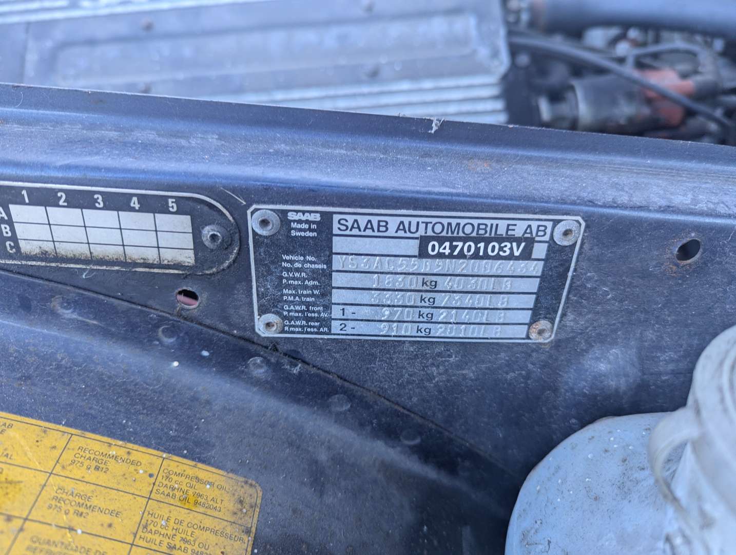 <p>1992 SAAB 900 XS AUTO</p>