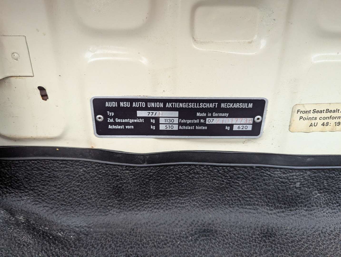 <p>1972 NSU 1200C</p>