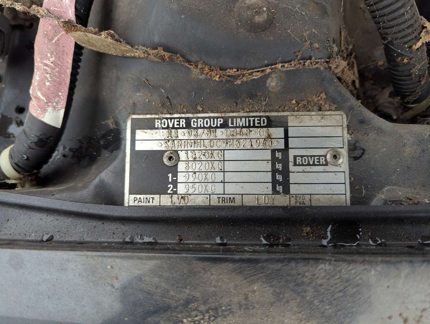 <p>1997 ROVER 618I</p>