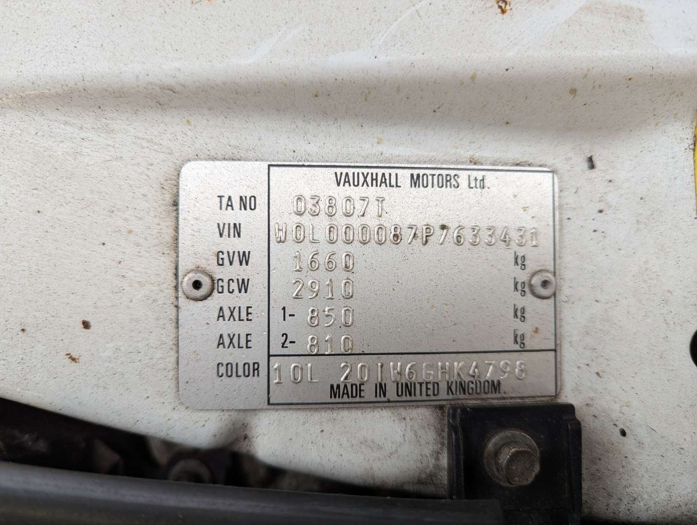 <p>1993 VAUXHALL CAVALIER GLS AUTO</p>