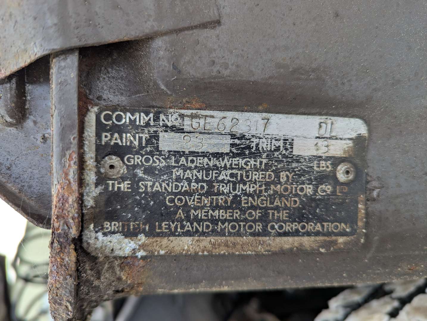 <p>1970 TRIUMPH HERALD 13/60 SALOON</p>