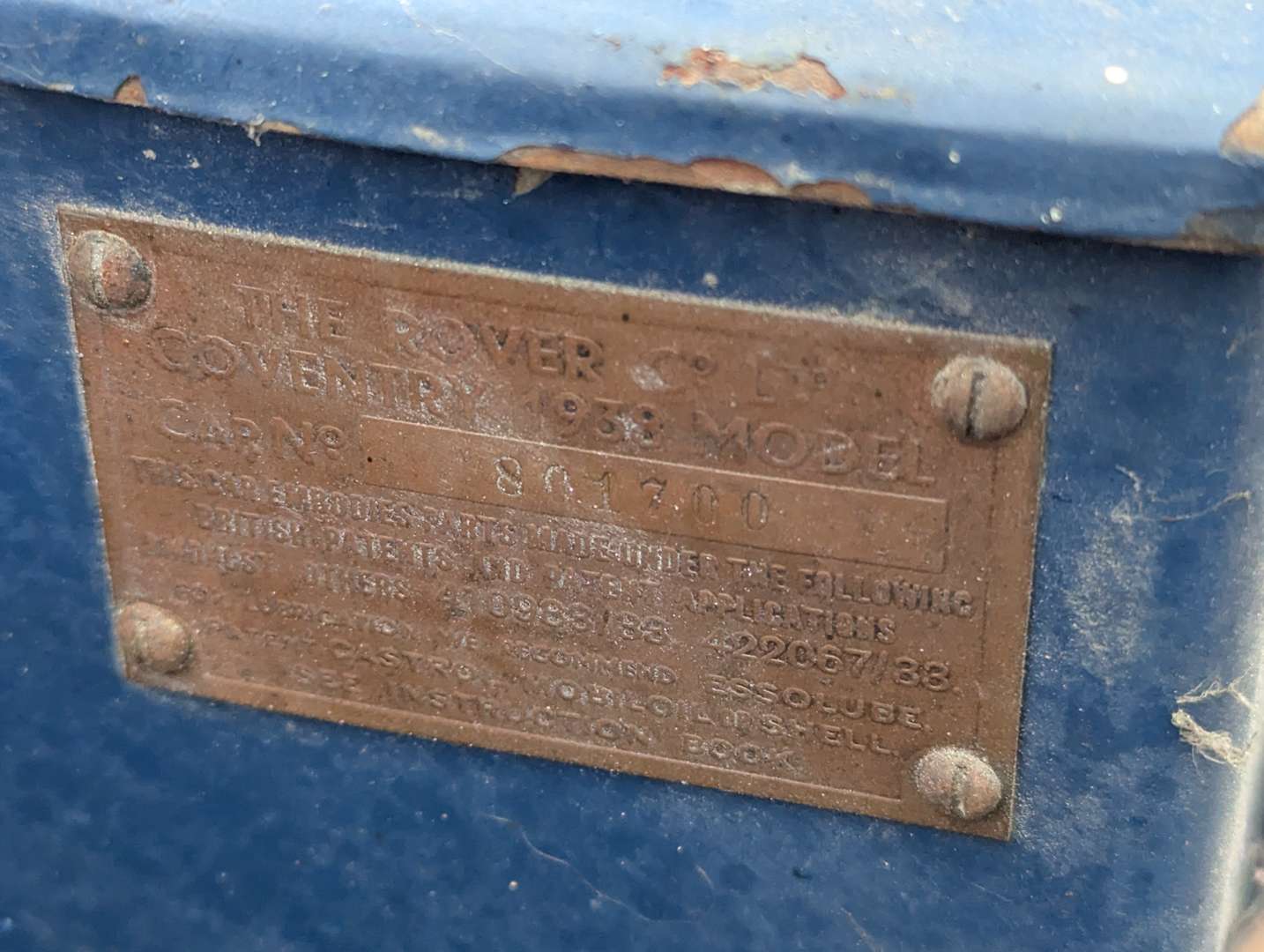 <p>1938 ROVER 10 SALOON</p>