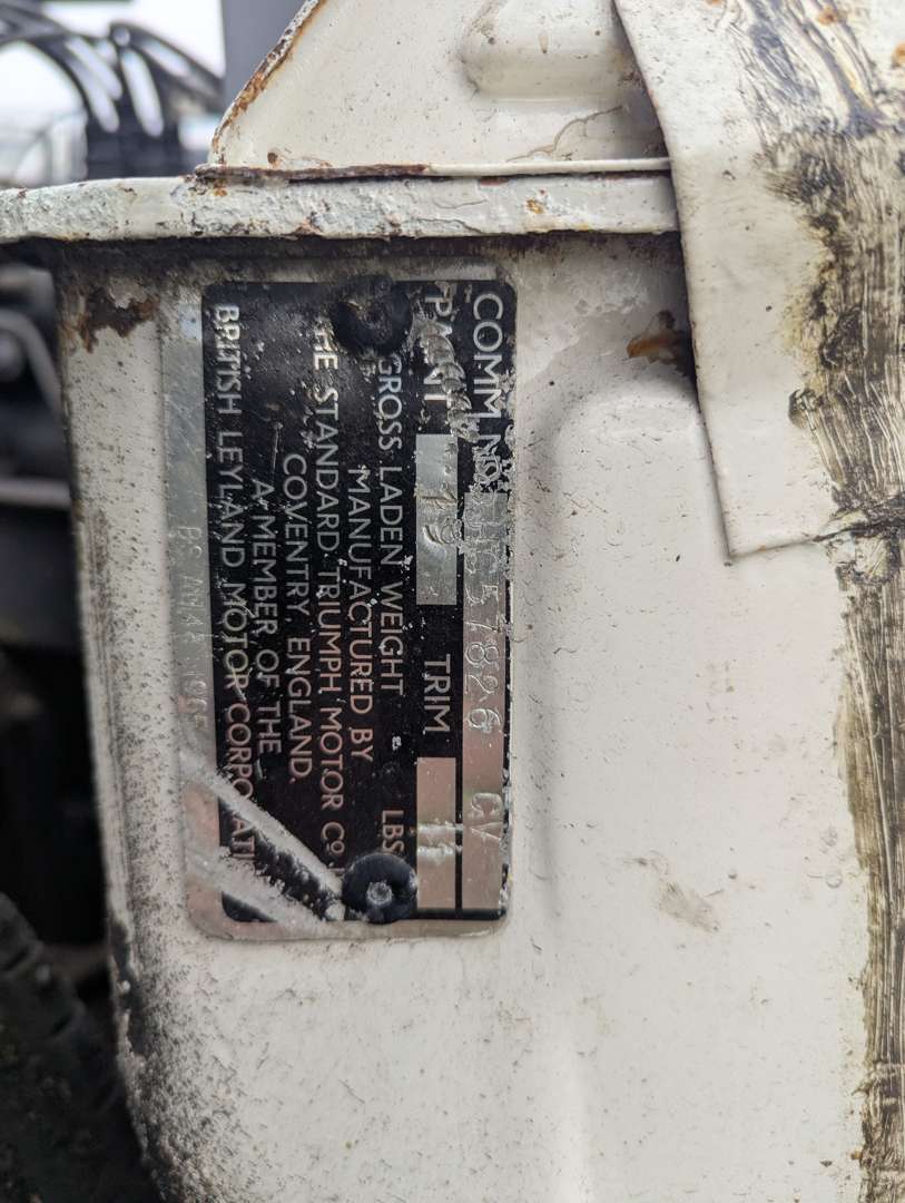 <p>1971 TRIUMPH VITESSE CONVERTIBLE</p>