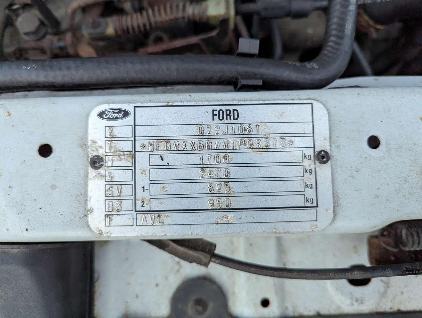 <p>2002 FORD ESCORT 55 D VAN</p>