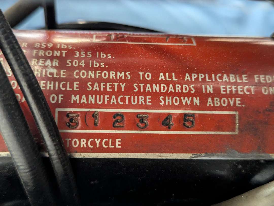 <p>1973 NORTON COMMANDO 850CC</p>