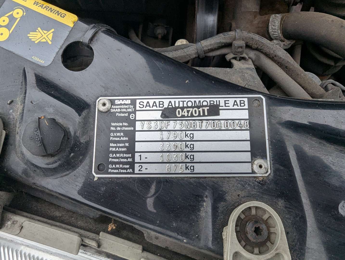 <p>1996 SAAB 900 SE TURBO</p>