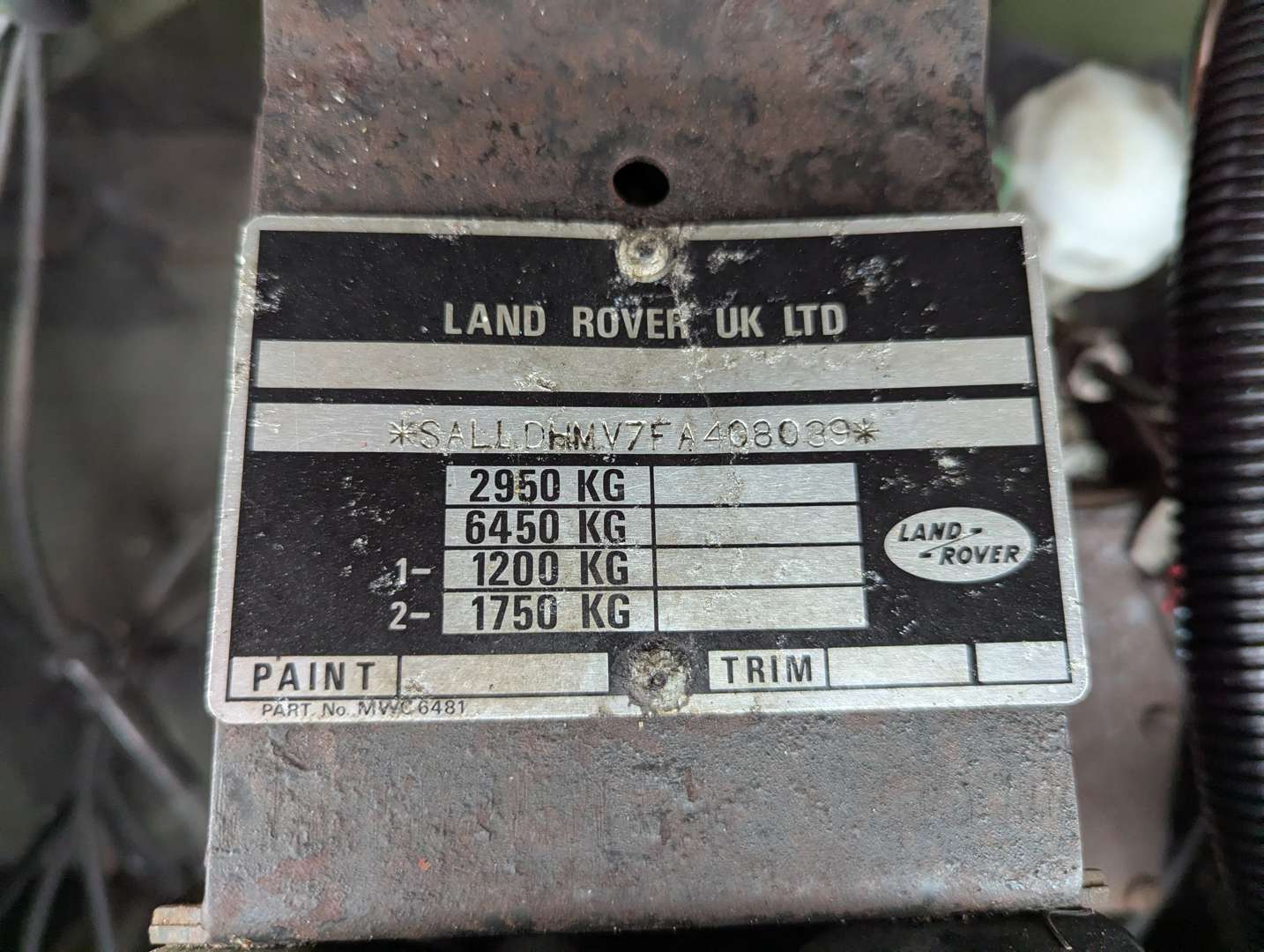 <p>1989 LAND ROVER 110 V8 COUNTY - POSTPONED 'TIL APRIL</p>