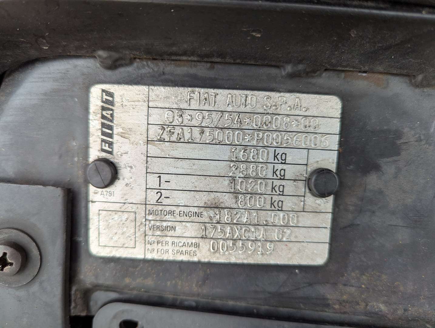 <p>1998 FIAT COUPE 20V</p>