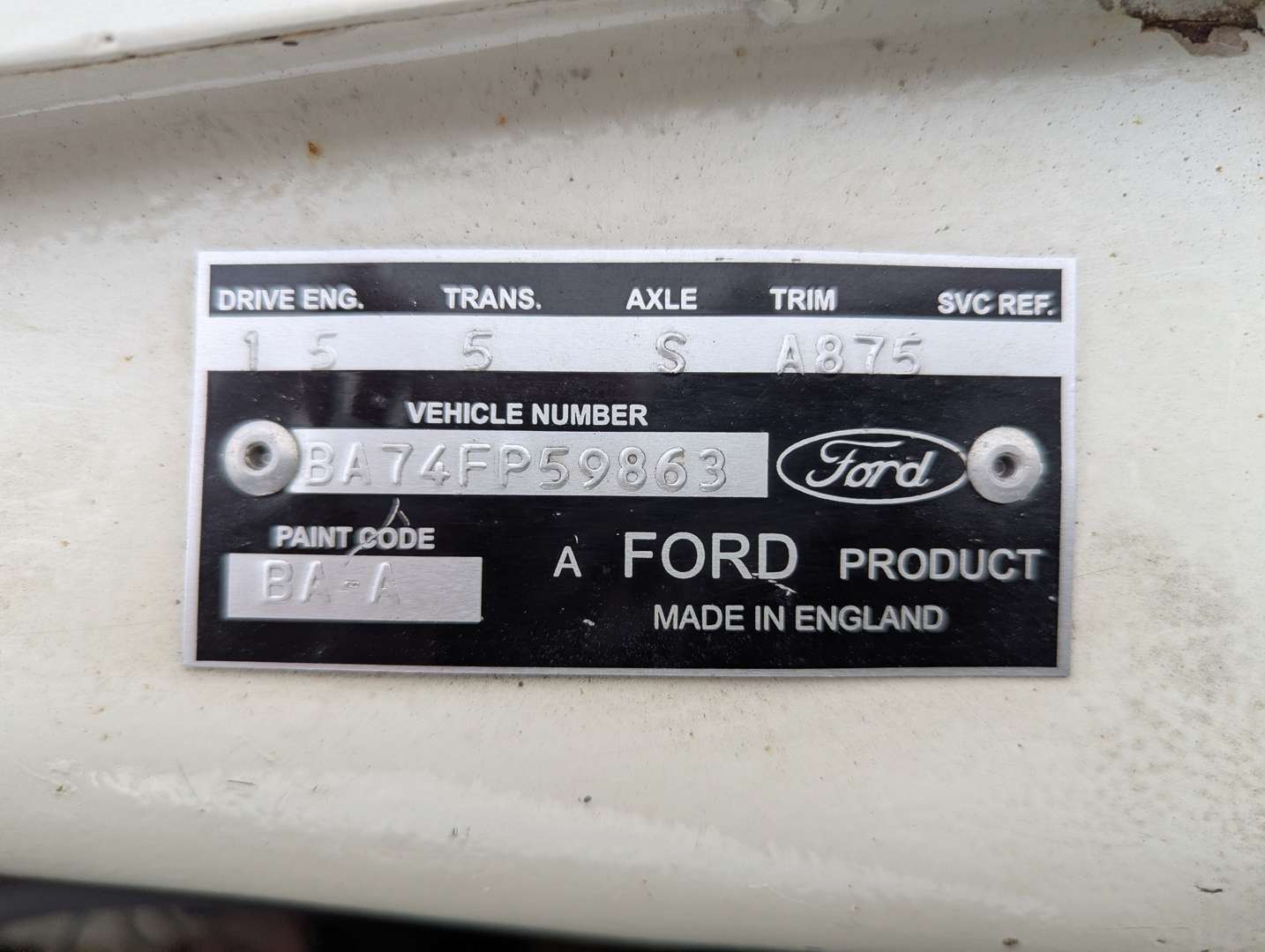 <p>1966 FORD LOTUS CORTINA</p>