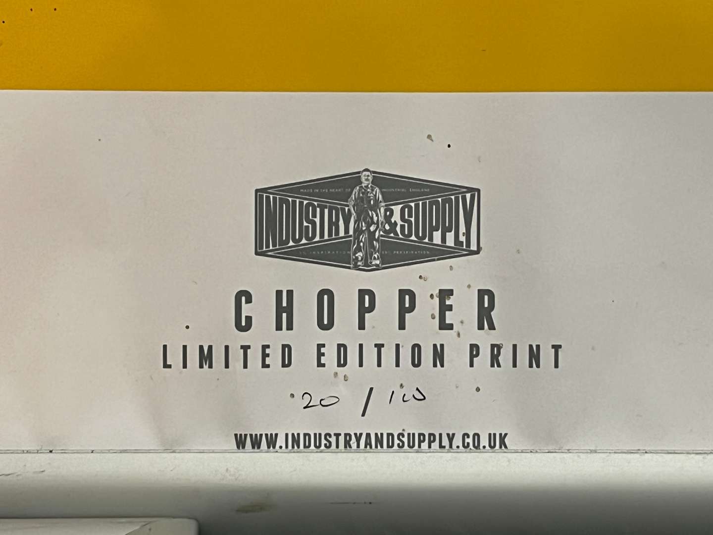 <p>Three Framed Raleigh Chopper Limited Edition Prints&nbsp;</p>