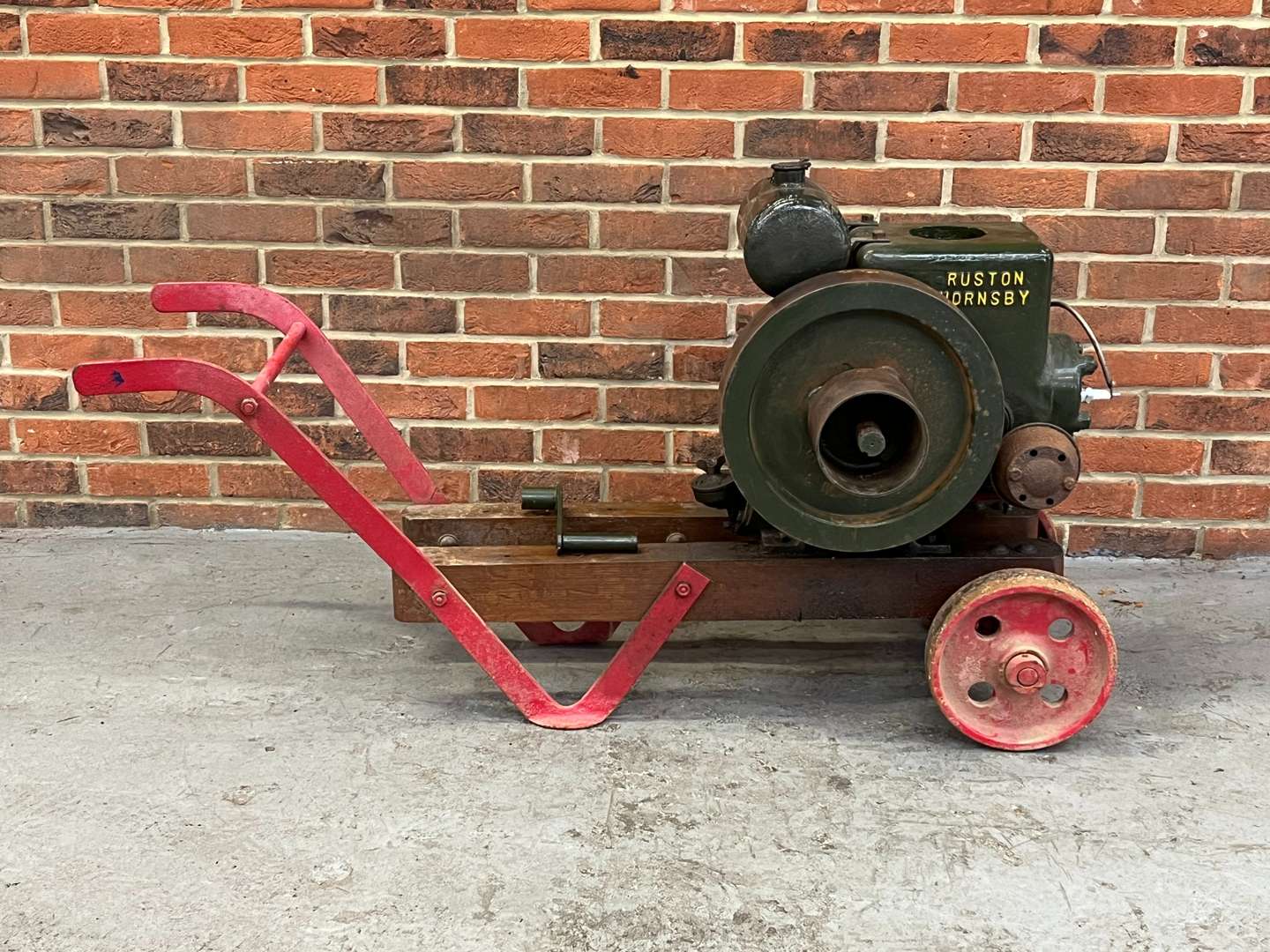<p>Ruston Hornsby Engine and Trolley</p>