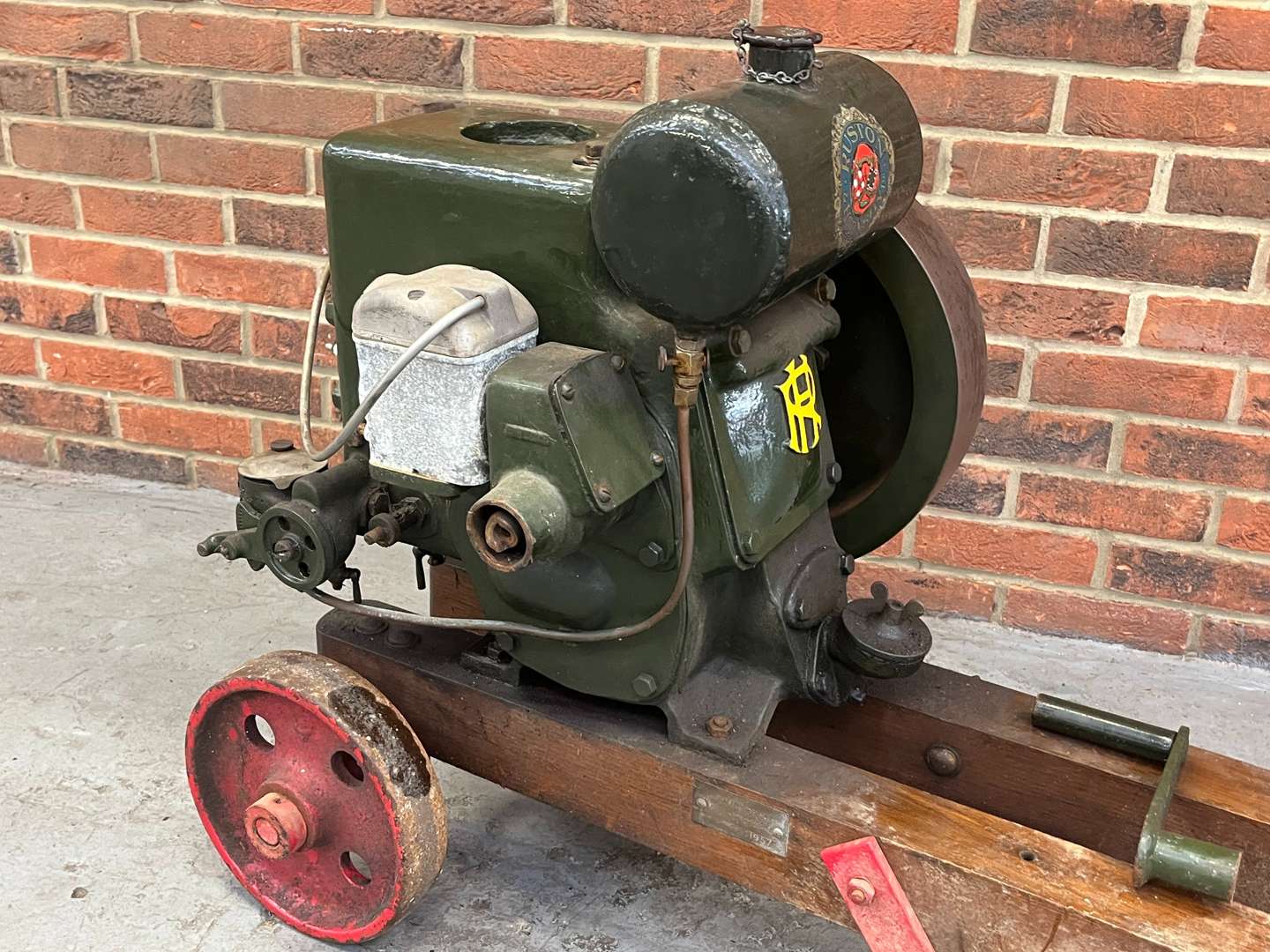 <p>Ruston Hornsby Engine and Trolley</p>