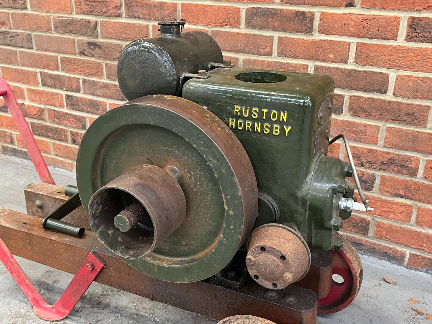 <p>Ruston Hornsby Engine and Trolley</p>
