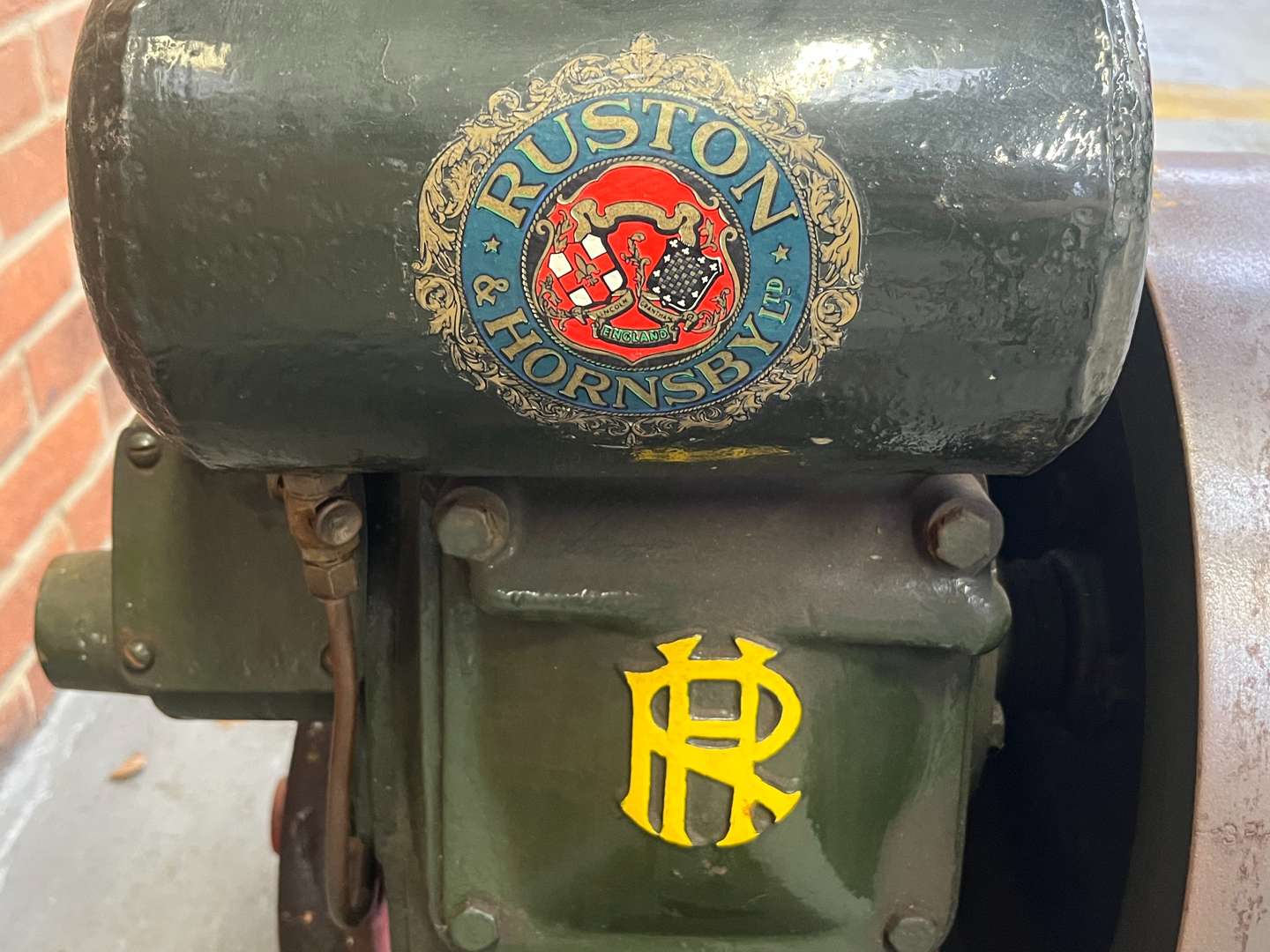 <p>Ruston Hornsby Engine and Trolley</p>