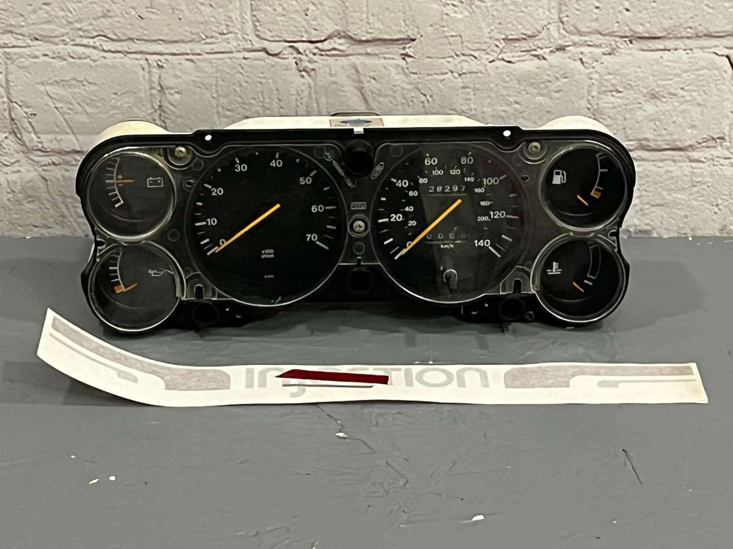 <p>Ford Capri Instrument Cluster and Injection Sticker &nbsp;</p>