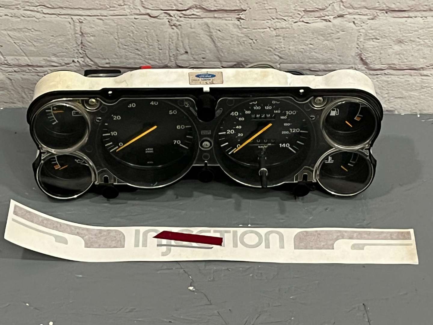 <p>Ford Capri Instrument Cluster and Injection Sticker &nbsp;</p>