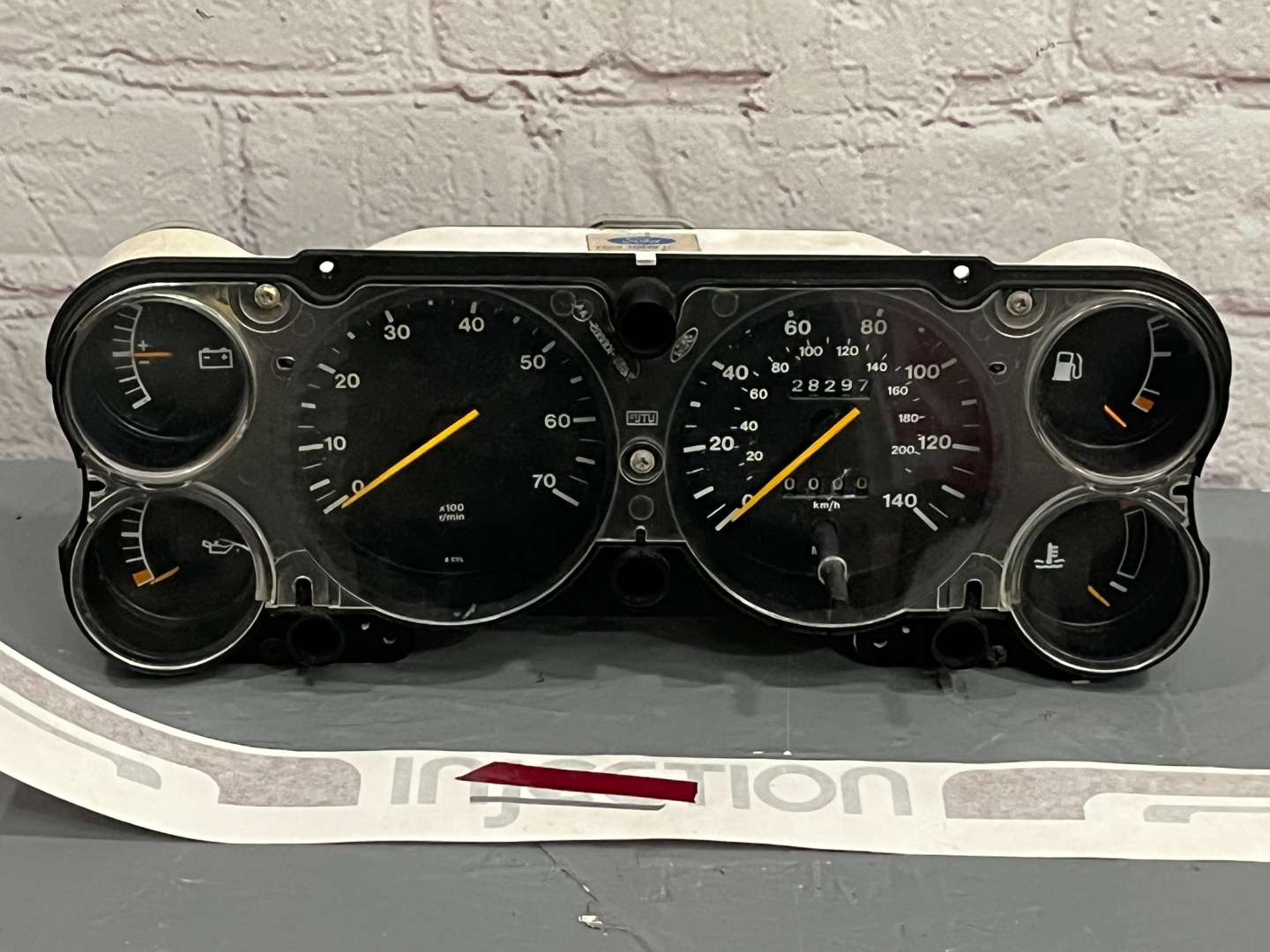 <p>Ford Capri Instrument Cluster and Injection Sticker &nbsp;</p>