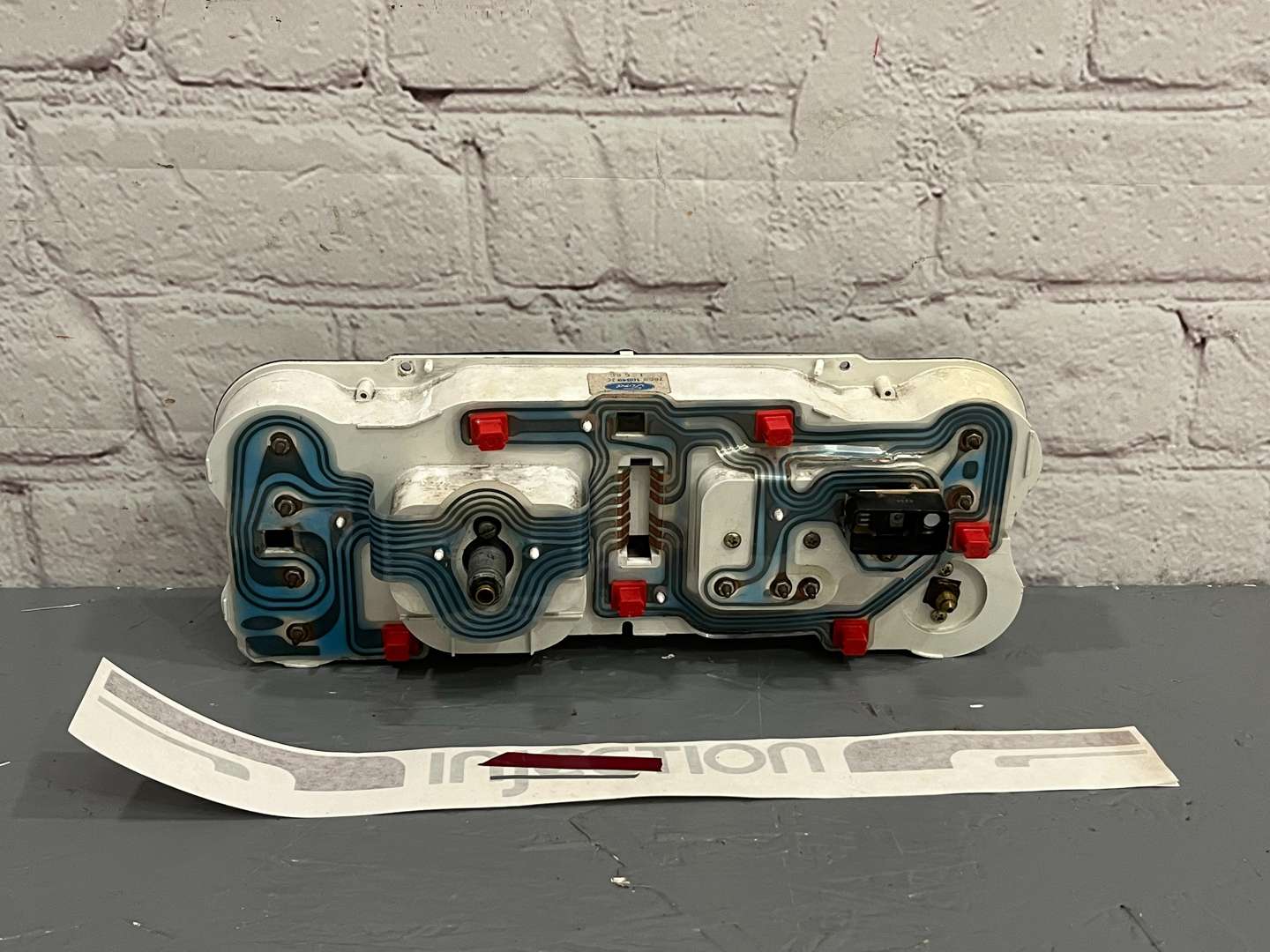 <p>Ford Capri Instrument Cluster and Injection Sticker &nbsp;</p>