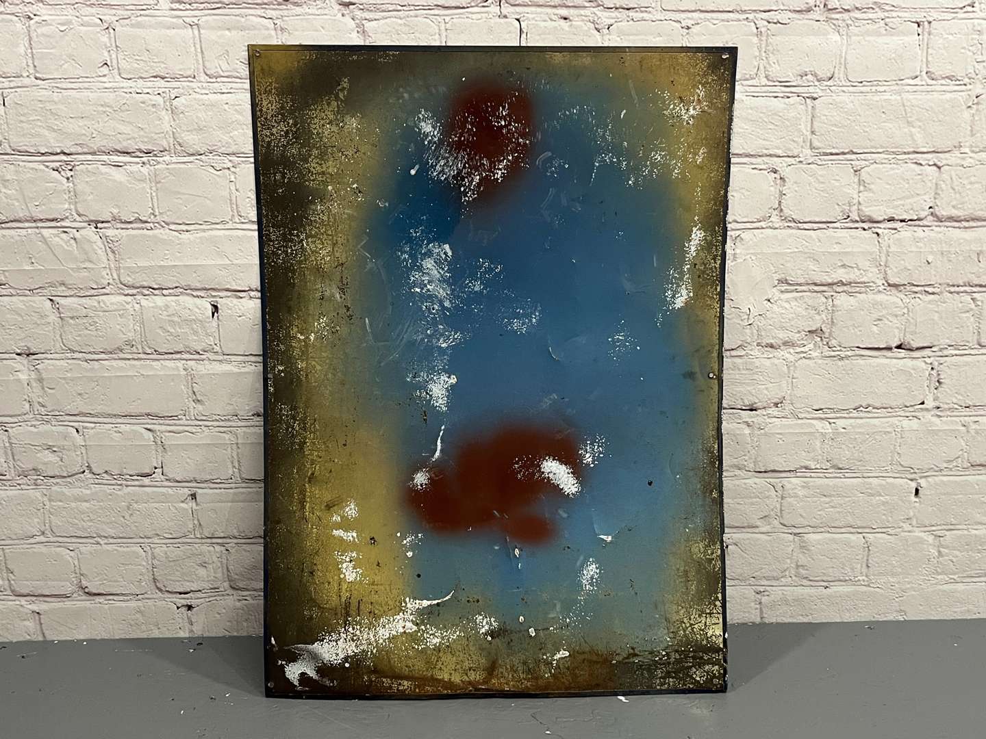 <p>1975 Edition Tin Michelin Map Sign</p>