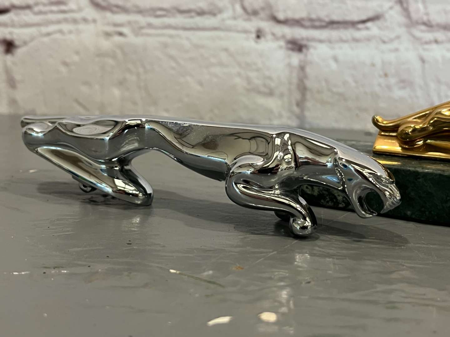 <p>Three Jaguar Car Mascots&nbsp;</p>