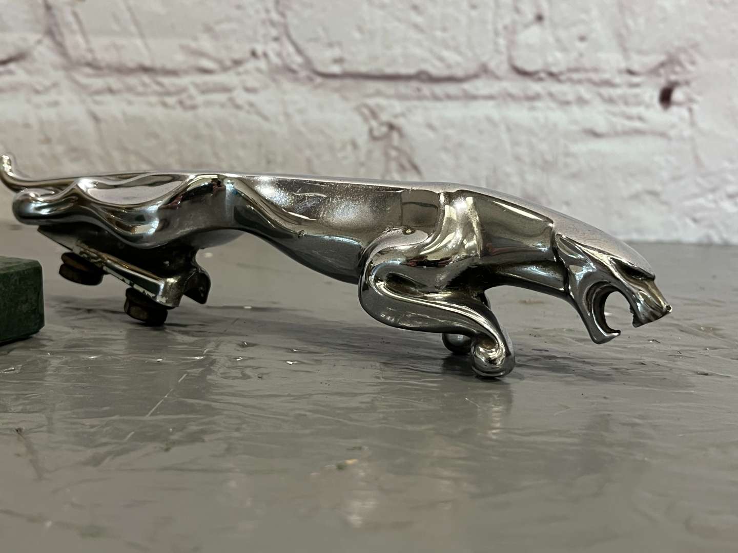 <p>Three Jaguar Car Mascots&nbsp;</p>
