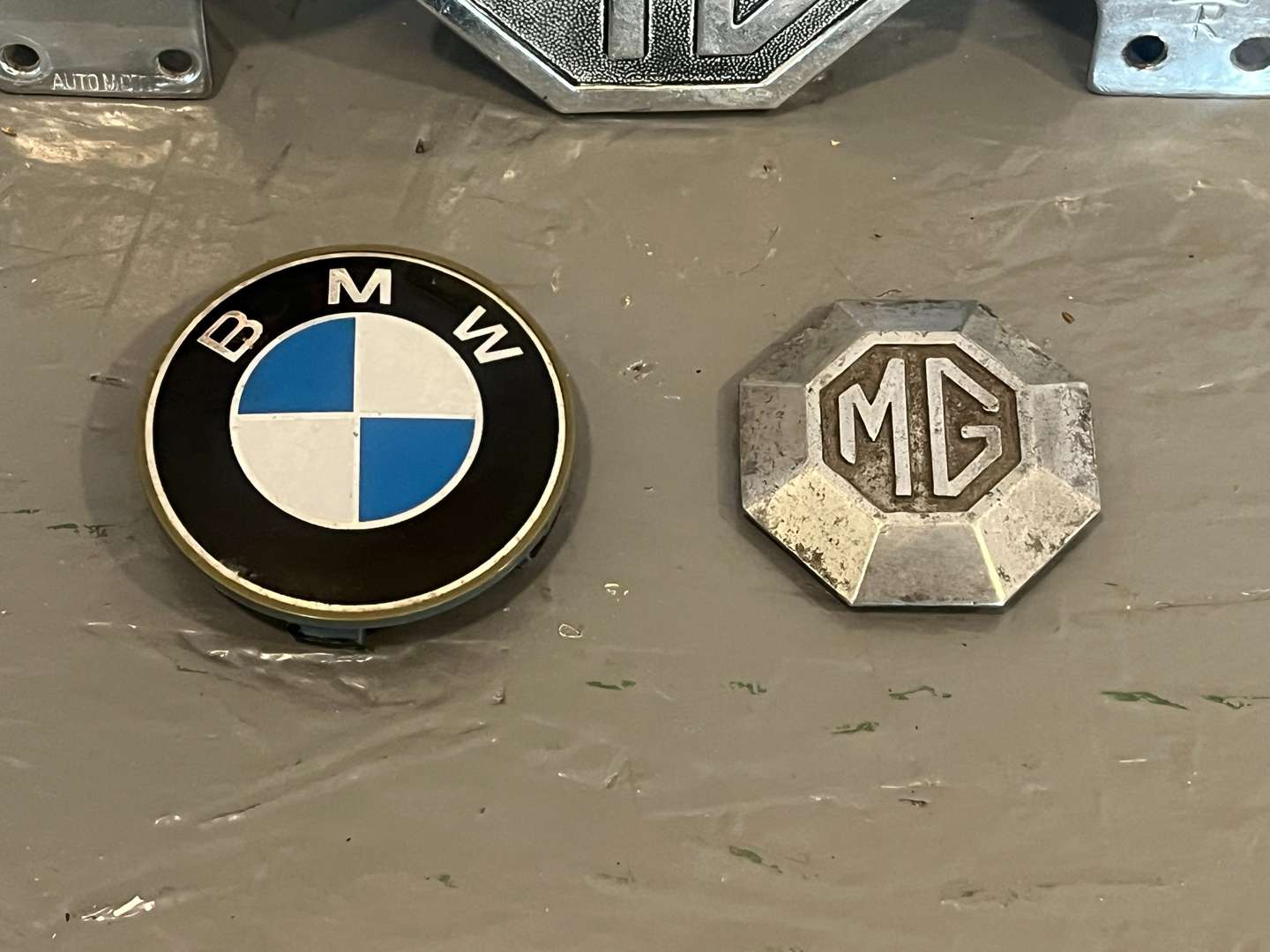 <p>Five Motoring Car Badges&nbsp;</p>