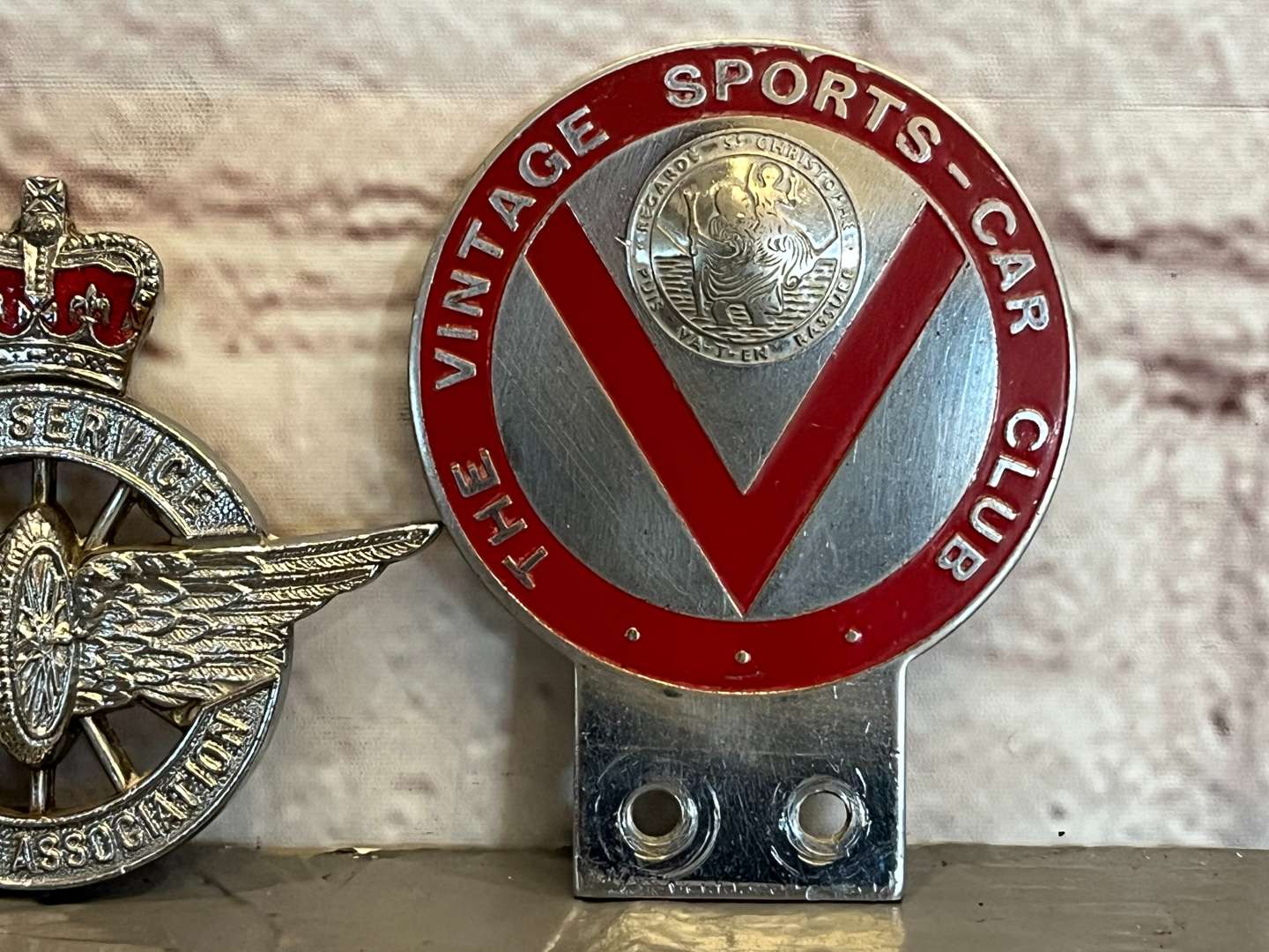 <p>Civil Service Motoring Association, Vintage Sports Car Club and Advanced Motorist Car Badge (3)&nbsp;</p>