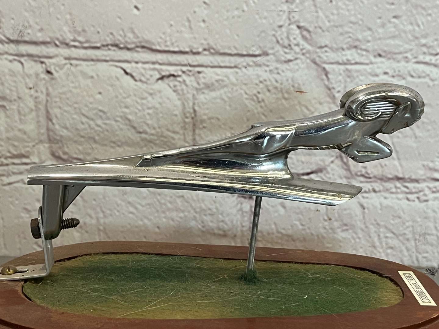 <p>Dodge Ram Car Mascot Circa 1930's</p>