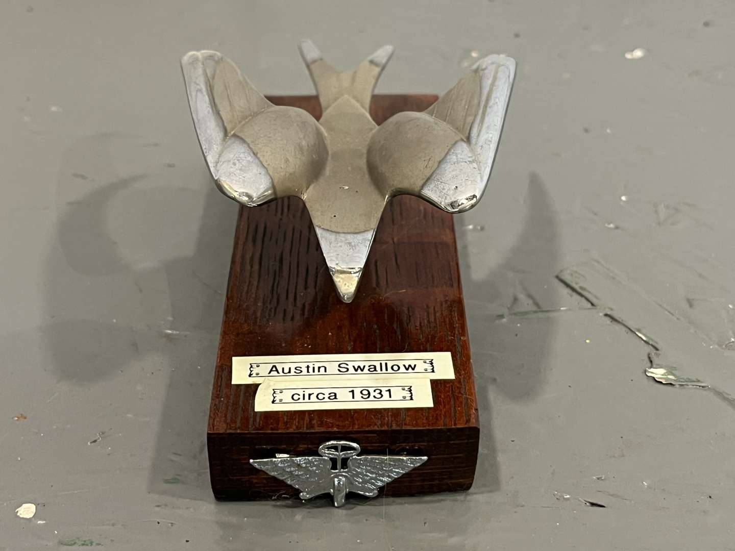 <p>Two Austin Swallow Bird Car Mascots Circa 1930's (2)</p>