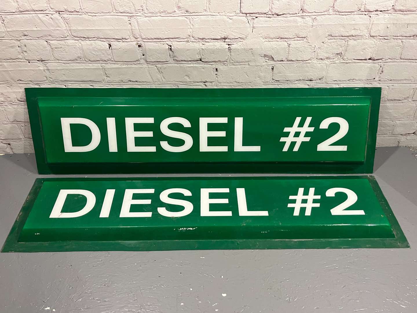 <p>Two Diesel #2 Plastic Panels&nbsp;</p>