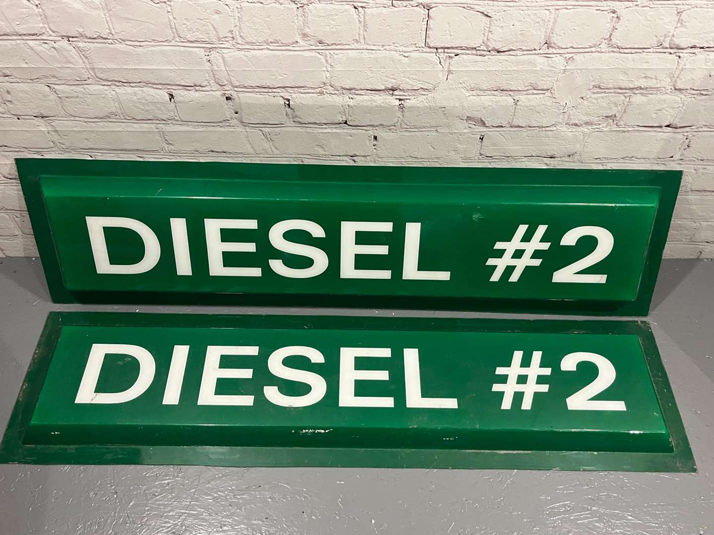 <p>Two Diesel #2 Plastic Panels&nbsp;</p>