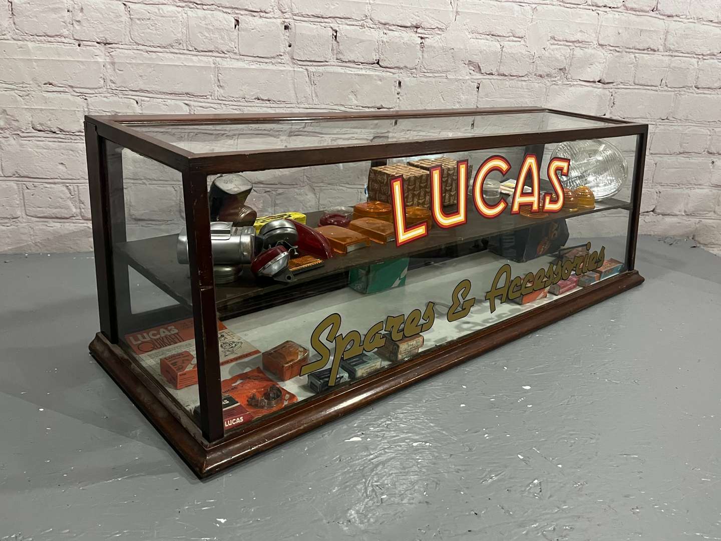 <p>Lucas Made Display Car and Assorted Parts&nbsp;</p>