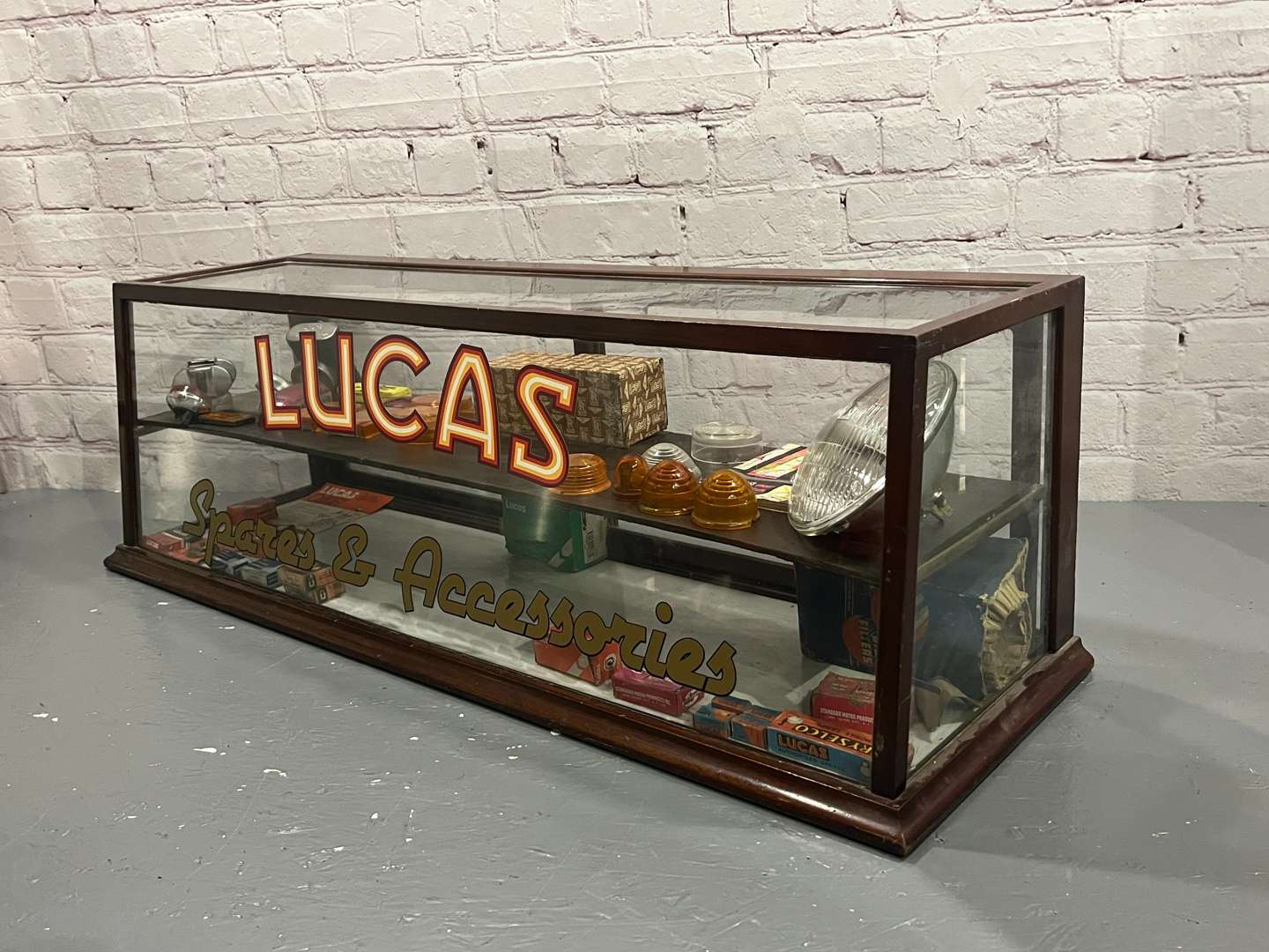<p>Lucas Made Display Car and Assorted Parts&nbsp;</p>