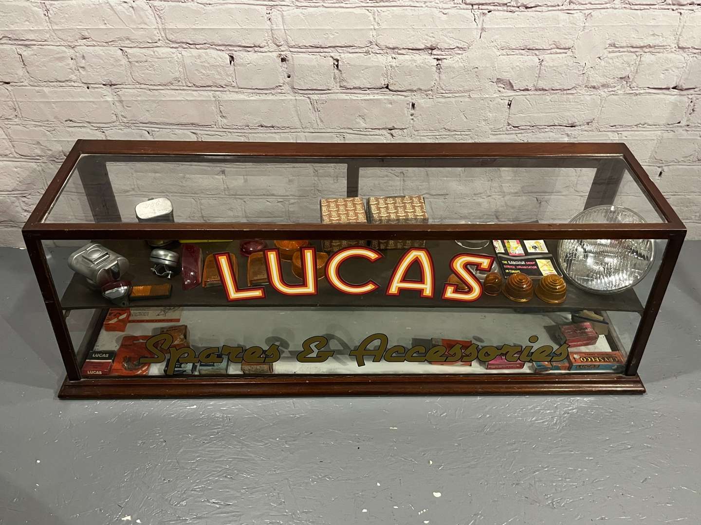 <p>Lucas Made Display Car and Assorted Parts&nbsp;</p>