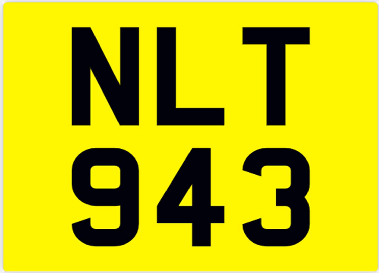 <p>&nbsp; NLT 943 Registration Number&nbsp;</p>